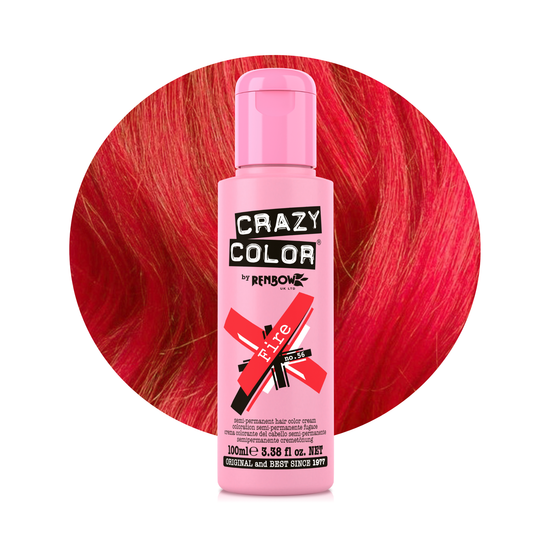 Crazy Color Semi Permanent Hair Dye, 100ml
