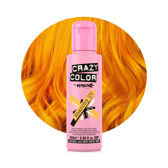 Crazy Color Semi Permanent Hair Dye, 100ml
