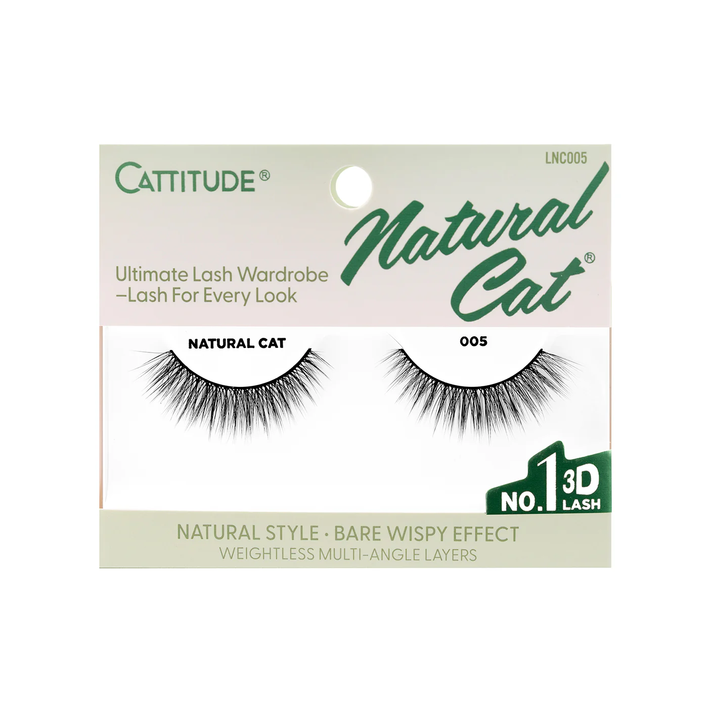 CATTITUDE 3D Lashes Natural Cat (005)
