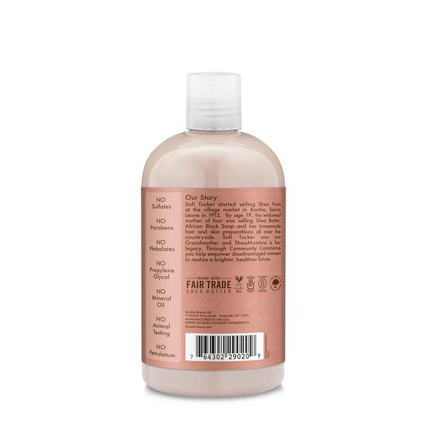 Shea Moisture Coconut & Hibiscus Curl & Shine Shampoo 13 FL OZ