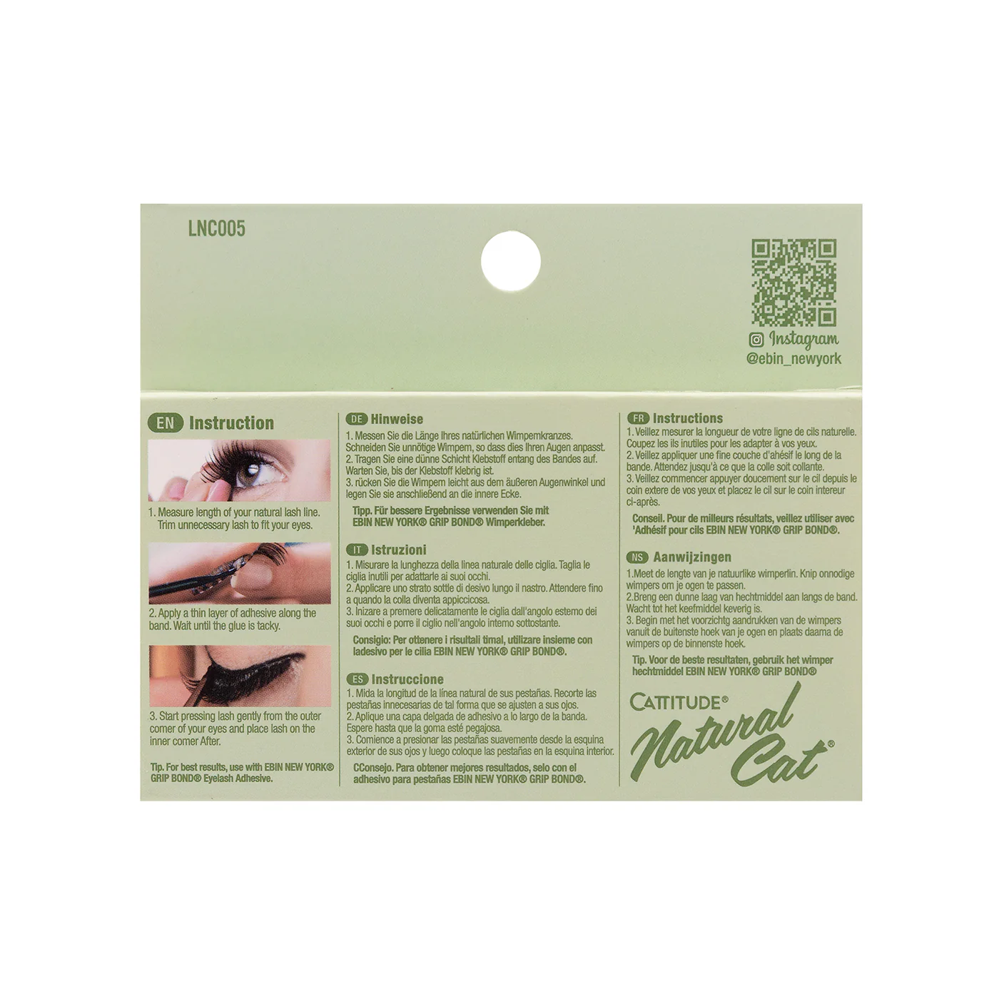 CATTITUDE 3D Lashes Natural Cat (005)