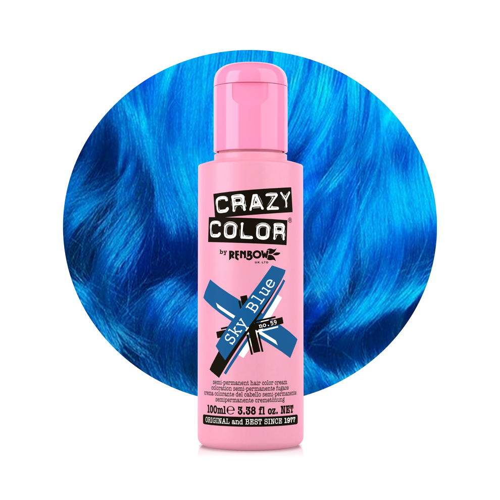 Crazy Color Semi Permanent Hair Dye, 100ml