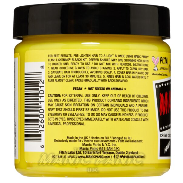 MANIC PANIC Hight Voltage® Classic Semi-Permanent Hair Color 118ML