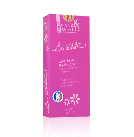FAIR & WHITE SO WHITE Body Lotion Skin Perfector, 500ml