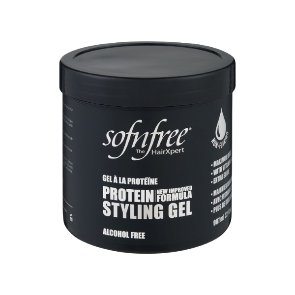 Sofn'free Protein Styling Gel Black, 17.6oz