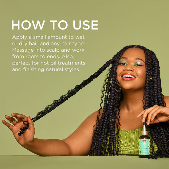 African Pride Peppermint, Rosemary & Sage "Feel It" Formula Strengthening Oil, 4oz