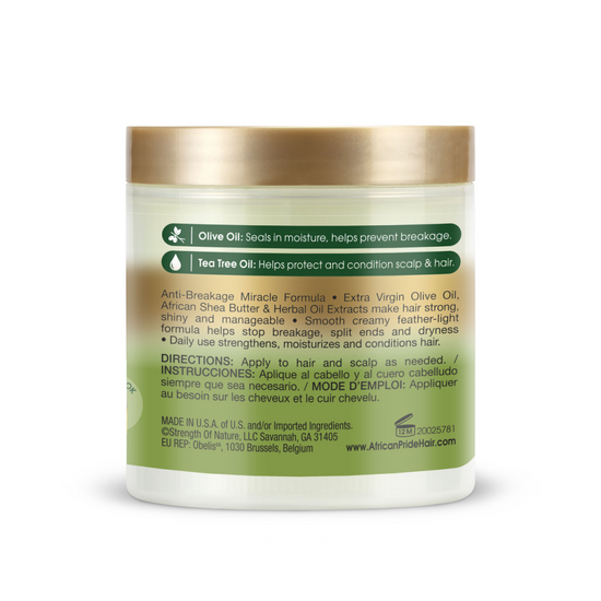 African Pride Olive Miracle Strengthening Treatemnt  6 OZ