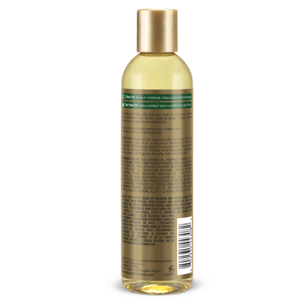 African Pride Olive Miracle Growth Oil 8 FL OZ