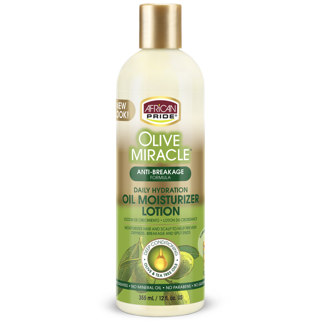 African Pride Olive Miracle Oil Moisturizing Lotion  12 FL OZ