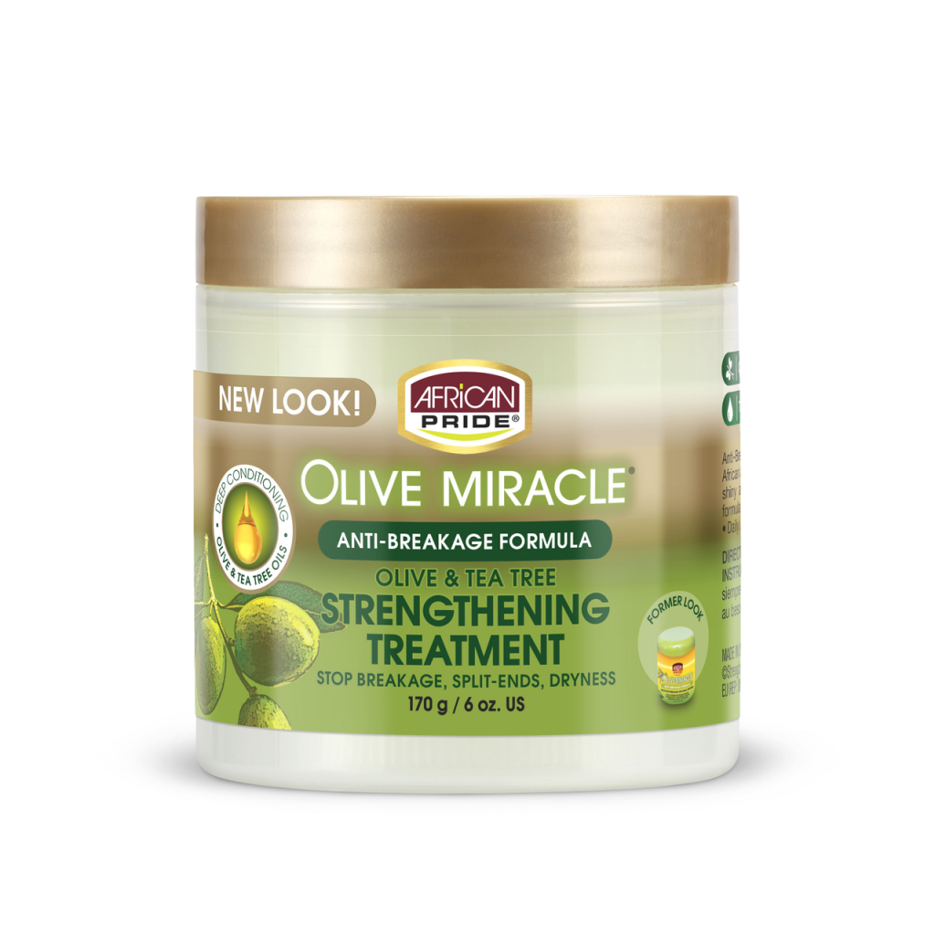 African Pride Olive Miracle Strengthening Treatemnt  6 OZ