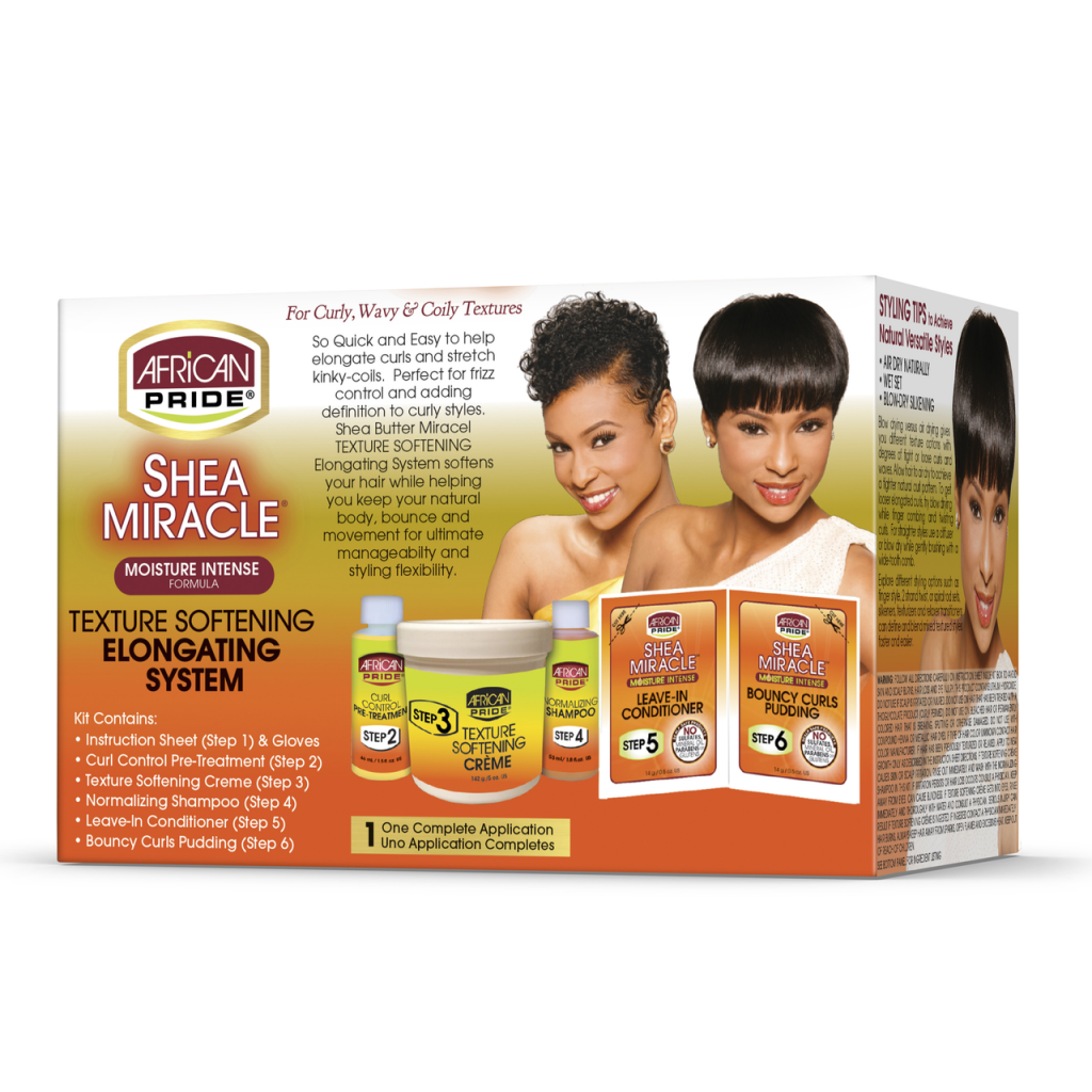 African Pride Shea Miracle Texture softening System