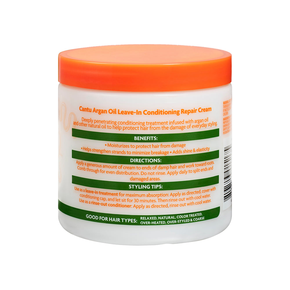 Cantu Shea Butter Argon Oil Leave-in Conditioning Repair Cream 16 OZ