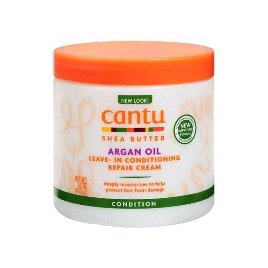 Cantu Shea Butter Argon Oil Leave-in Conditioning Repair Cream 16 OZ