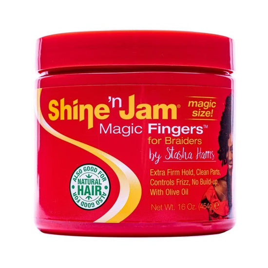 Shine N Jam Magic Fingers Gel for Braiders, 16 oz