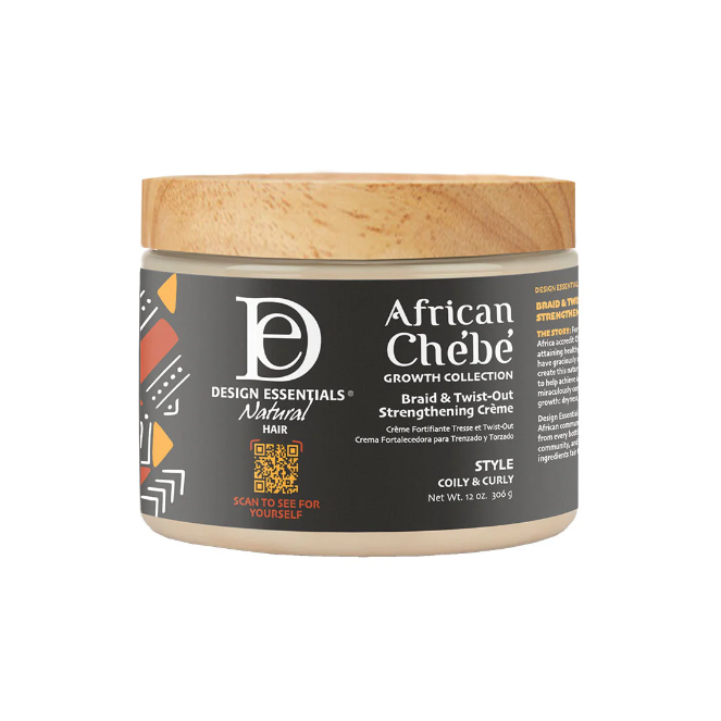 African Chebe Braid & Twist-Out Strengthening Crème, 12 oz