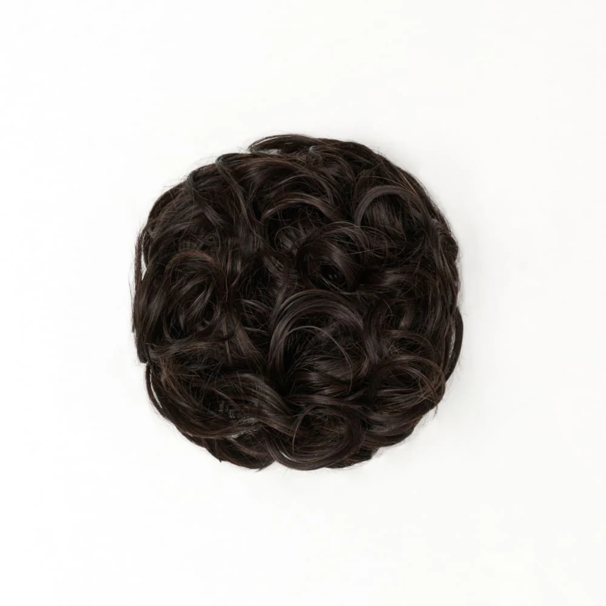 Stranded Curly Hair Messy Bun Scrunchie