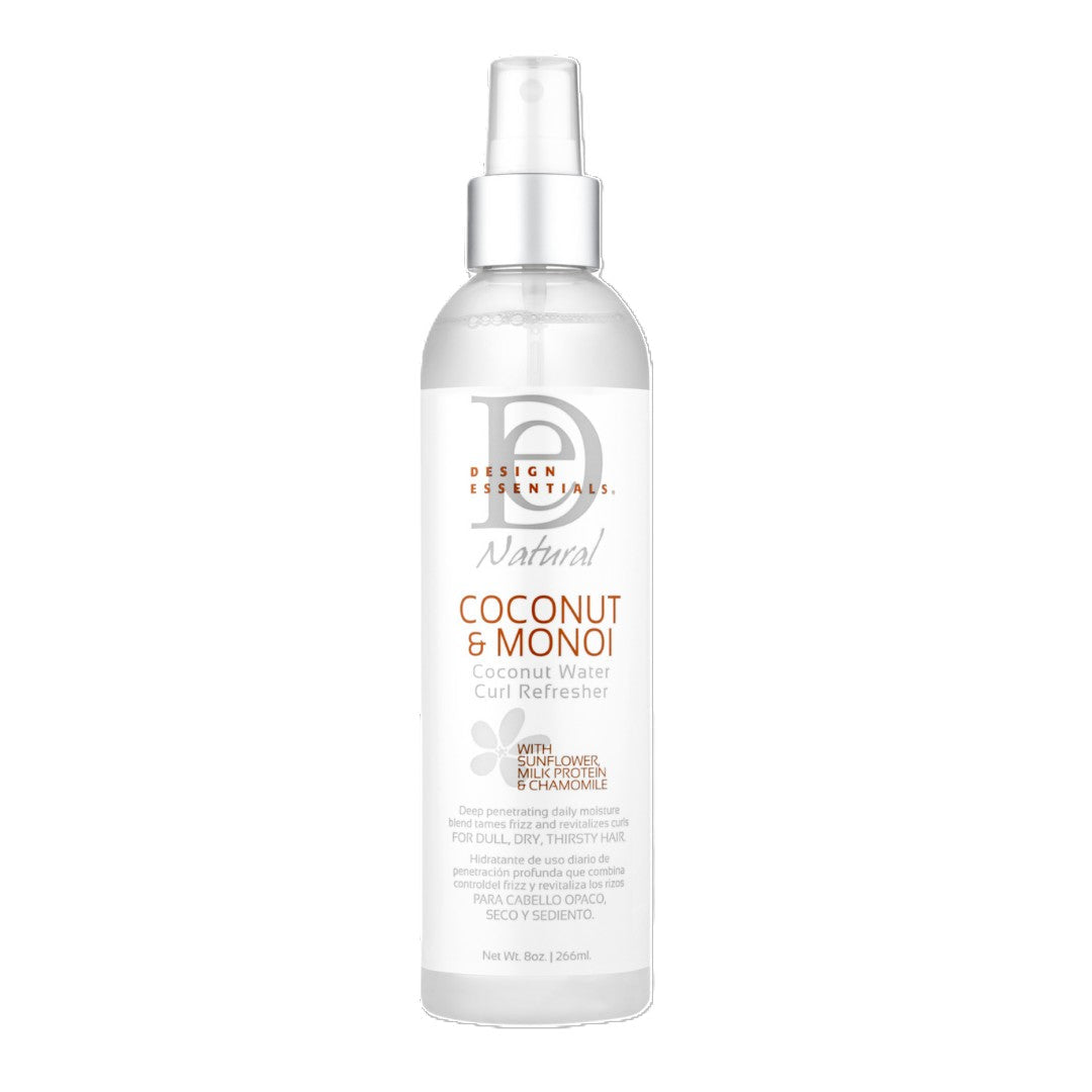 Design Essentials Coconut & Monoi Coconut Water Curl Refresher, 8 oz