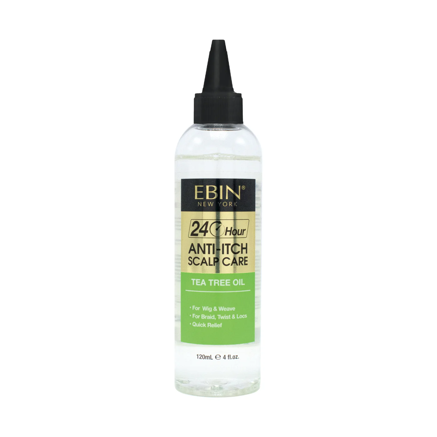 Ebin New York 24 Hour Anti Itch Scalp Care Tea Tree Oil, 4 oz