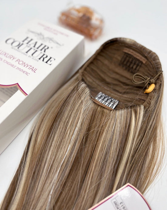 The Cosmos Extra Long 30" Drawstring Ponytail Premium Tongable Fibre