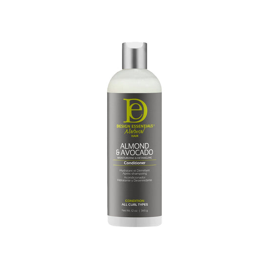 Design Essentials Almond & Avocado Moisturizing & Detangling Conditioner, 12 oz