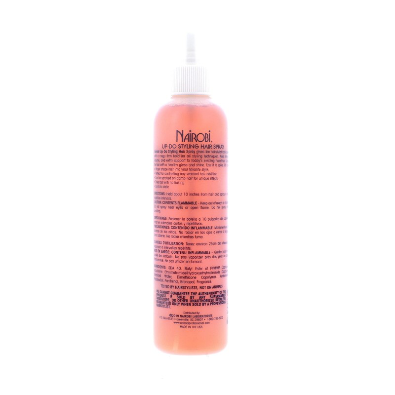 Nairobi Up-Do Styling Hair Spray, 8 oz