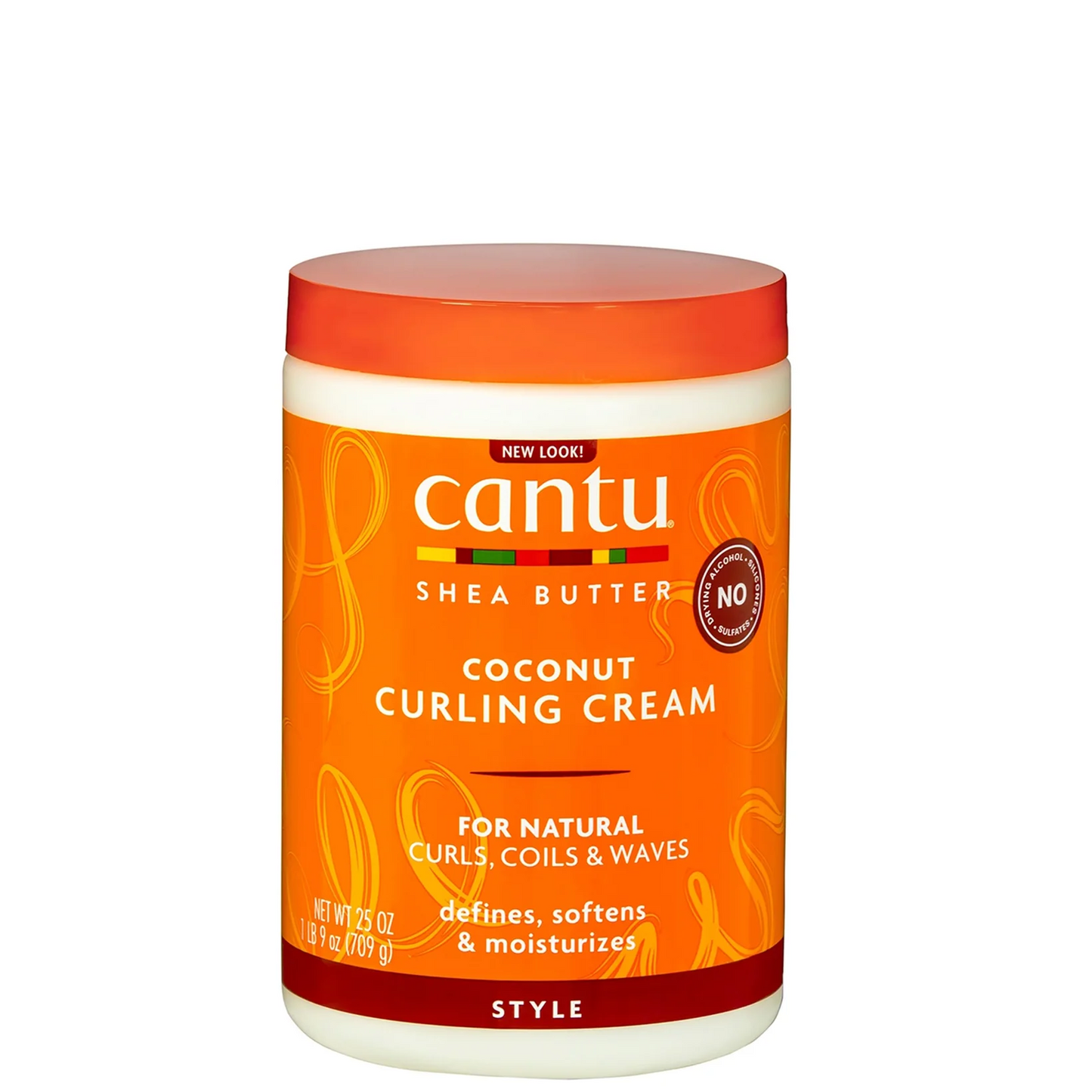 Cantu Shea Butter for Natural Hair Coconut Curling Cream, 25 oz