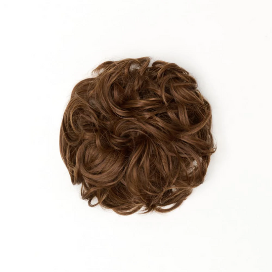 Stranded Curly Hair Messy Bun Scrunchie