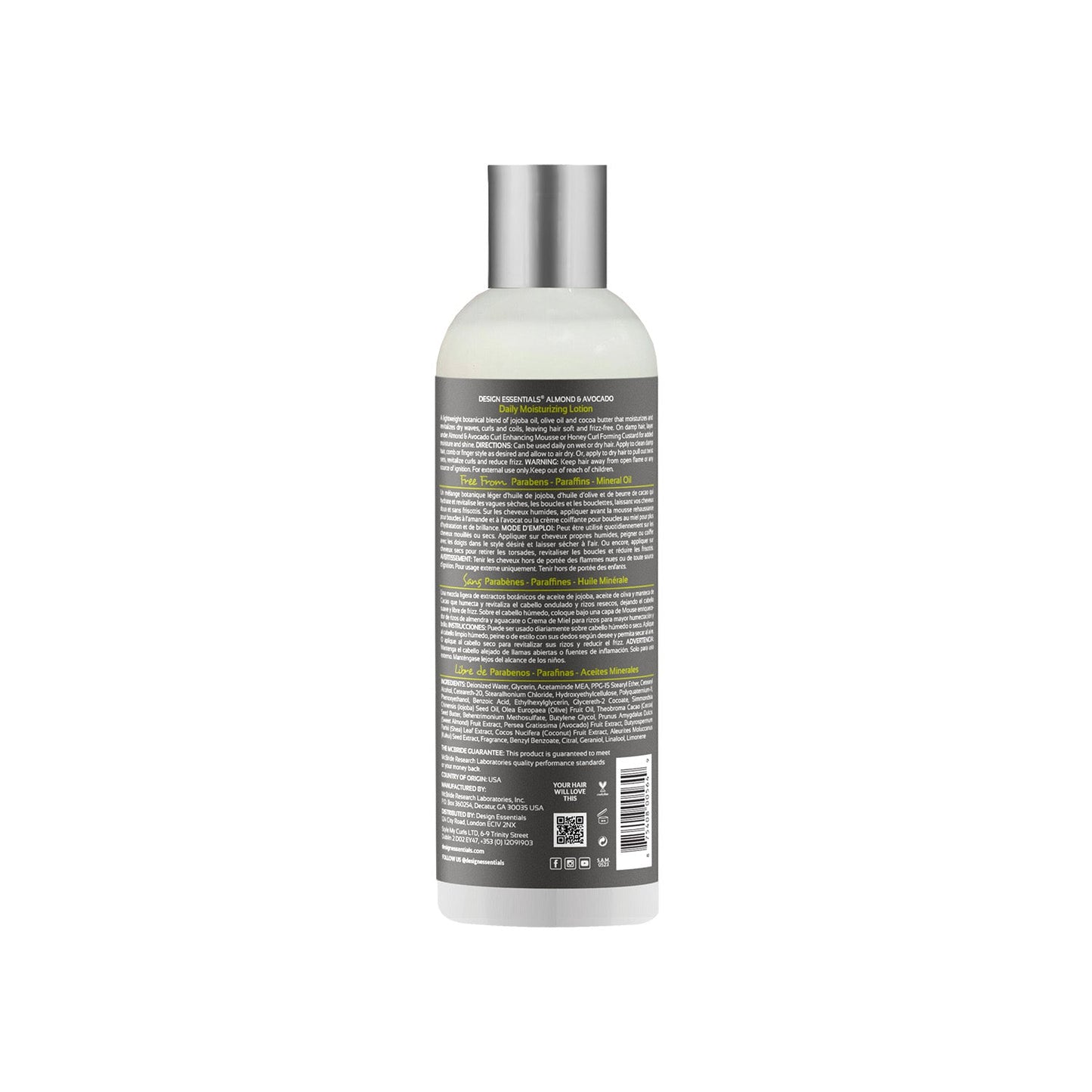 Almond & Avocado Daily Moisturizing Lotion, 12 oz