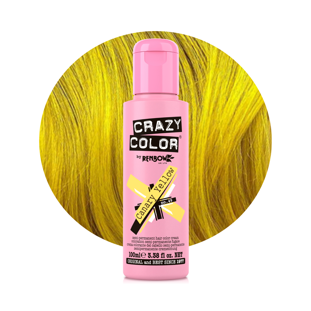 Crazy Color Semi Permanent Hair Dye, 100ml