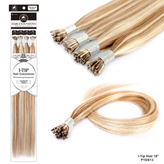 DM 18” I-Tip Hair Extension 613 100% Human Remy European Hair Extension