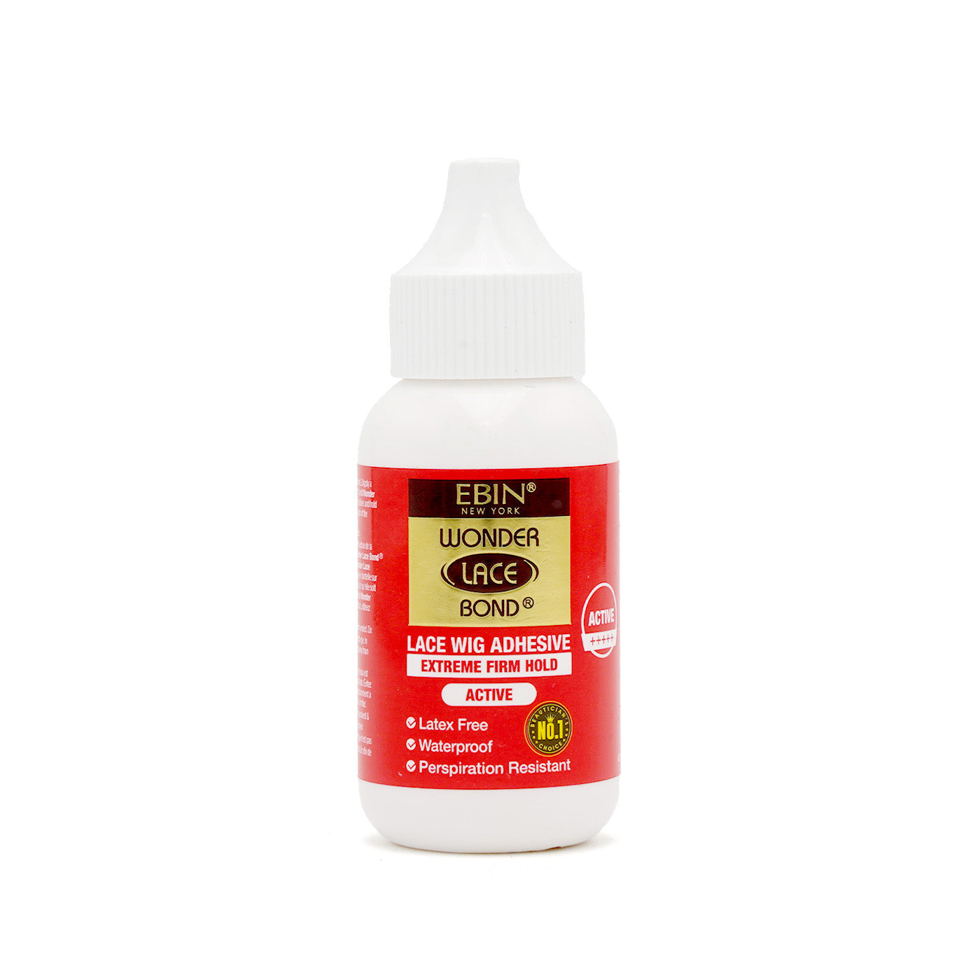 Ebin New York Wonder Lace Bond Waterproof Adhesive Extreme Firm Hold, 1.18 oz