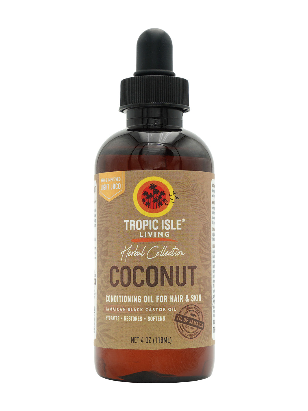 Coconut Jamaican Black Castor Oil, 4oz