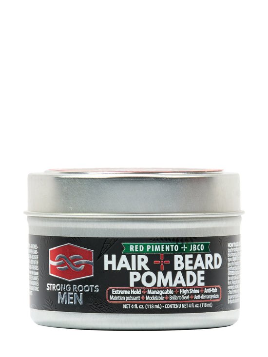 Strong Roots Men Beard + Hair Pomade, 4oz