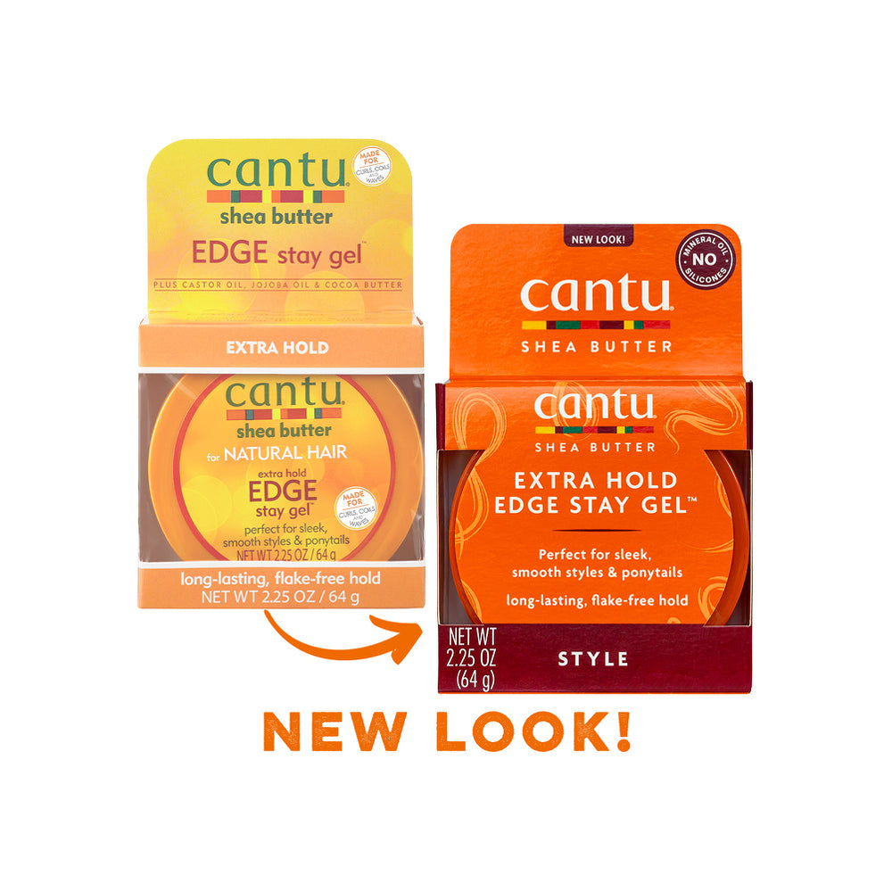 Cantu Shea Butter Extra Hold Edge Stay Gel 2.25 OZ (64g)