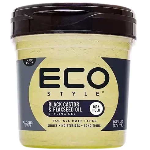 Eco Style Black Castor & Flaxseed Oil Styling Gel