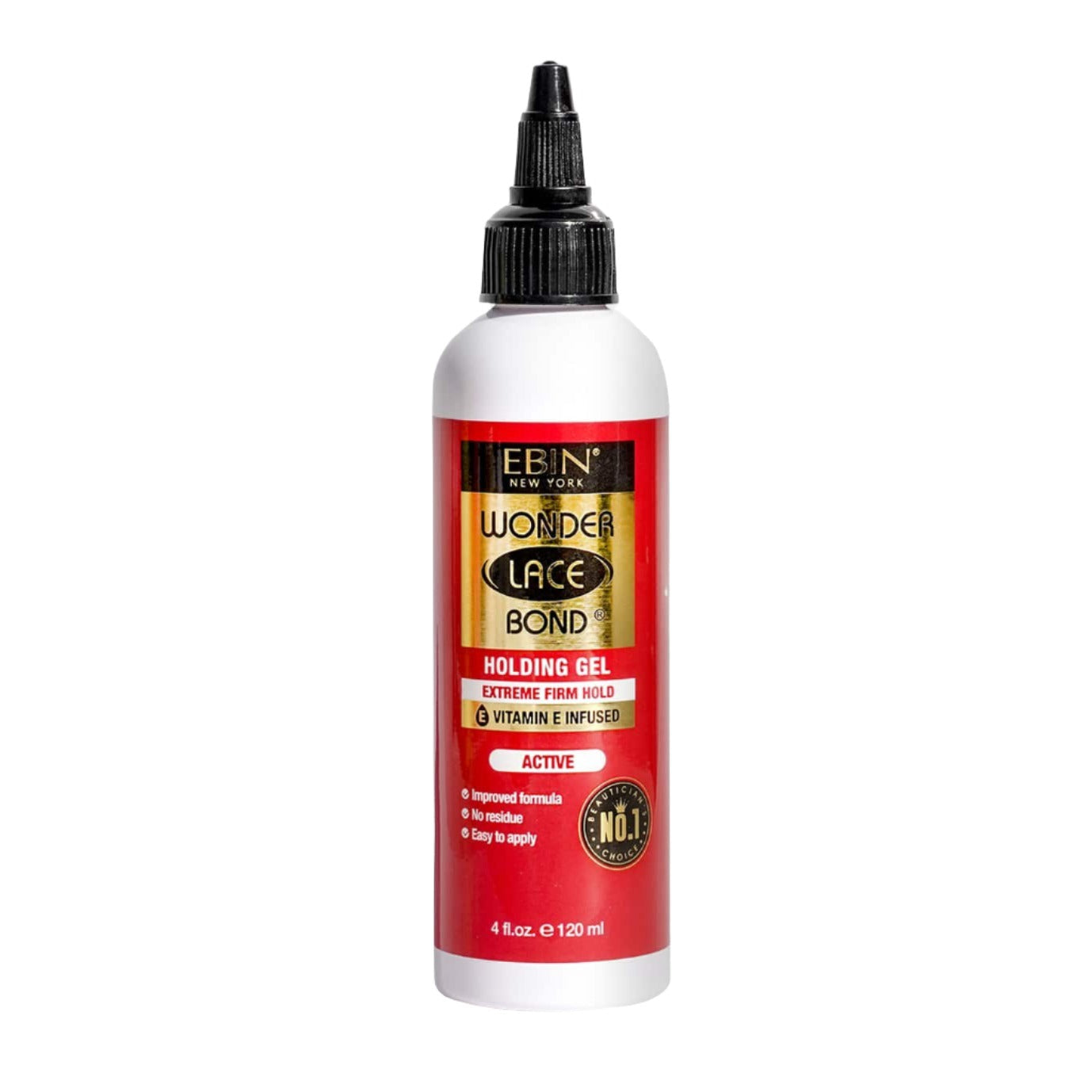 Ebin New York Wonder Lace Bond Holding Gel Extreme Firm Hold, 4 oz