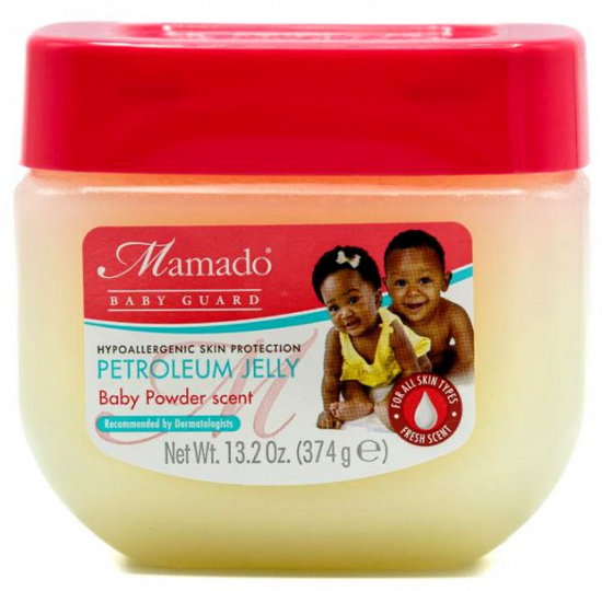 Mamado Baby Guard Petroleum Jelly Baby Powder Scent, 13.2 oz