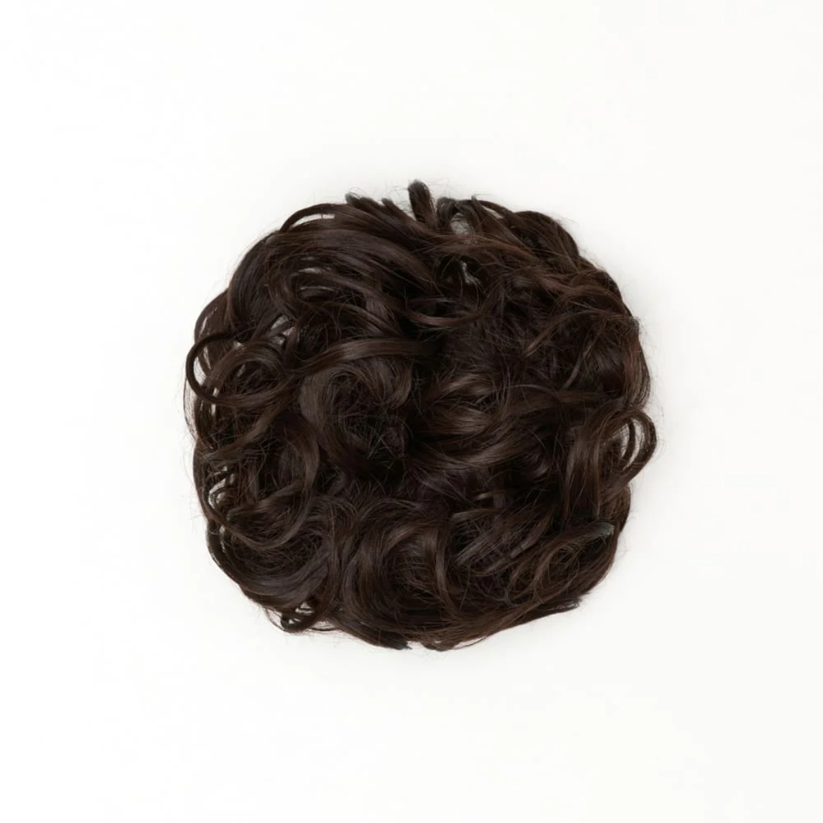 Stranded Curly Hair Messy Bun Scrunchie