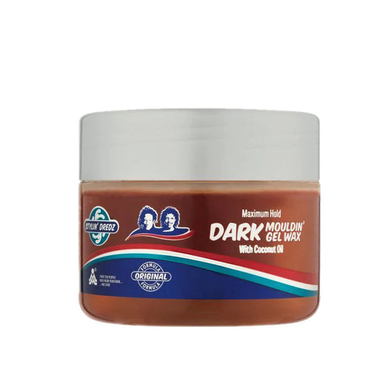 STYLIN DREDZ Maximum Hold Dark Mouldin Gel Wax With Coconut Oil, 250ml