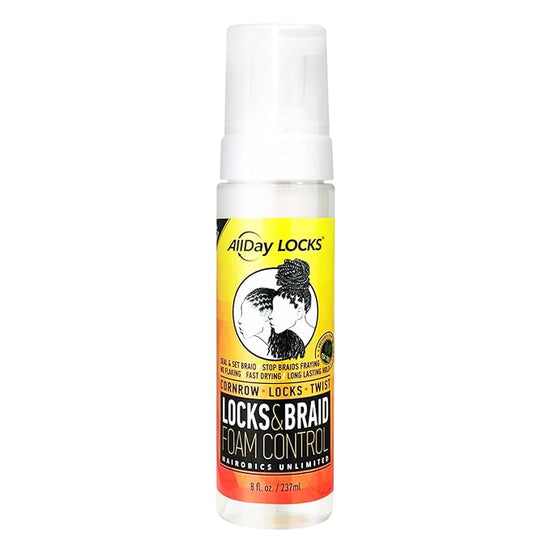 AllDay Locks Braid Foam Control Mousse, 8oz