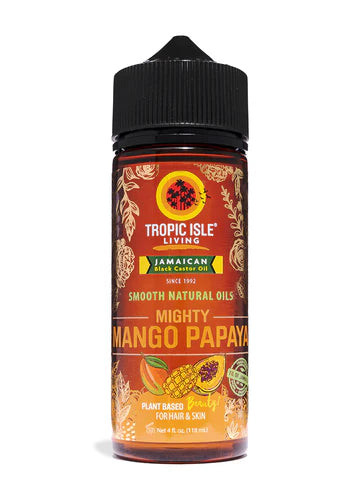 Jamaican Black Castor Smooth Oil with Mighty Mango Pappya 4oz