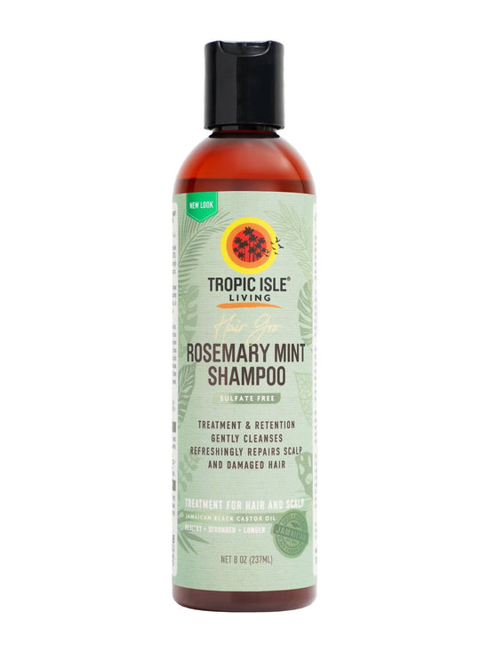 Tropic Isle Living Hair Gro Rosemary Mint Shampoo, 8oz