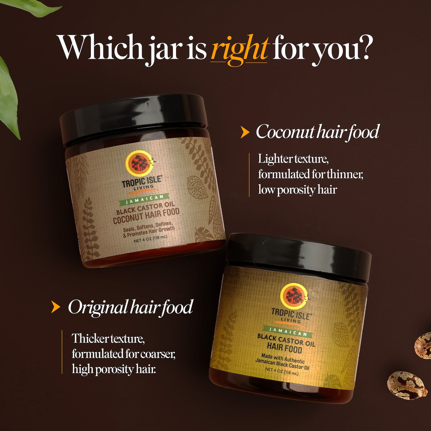Jamaican Black Castor Oil Hair Food, 4oz