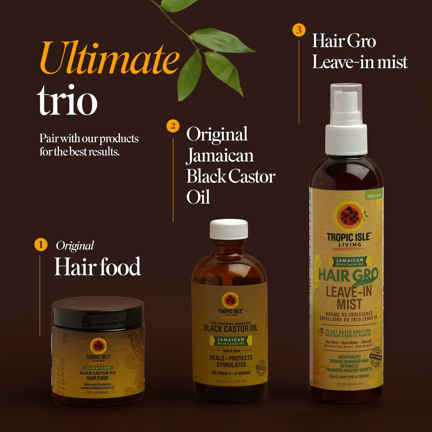 Jamaican Black Castor Oil Hair Food, 4oz