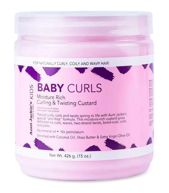 Aunt Jackie's Baby Curls Curling & Twisting Custard 15 OZ