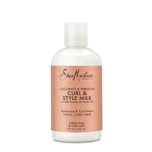 Shea Moisture Coconut & Hibiscus Curl & Style Milk 8 FL OZ