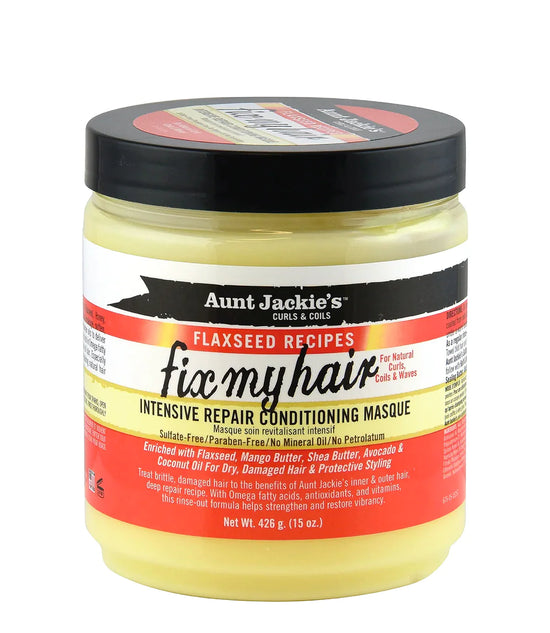 Aunt Jackie's Fix My Hair Intensive Repair Conditioning Masque 15 OZ