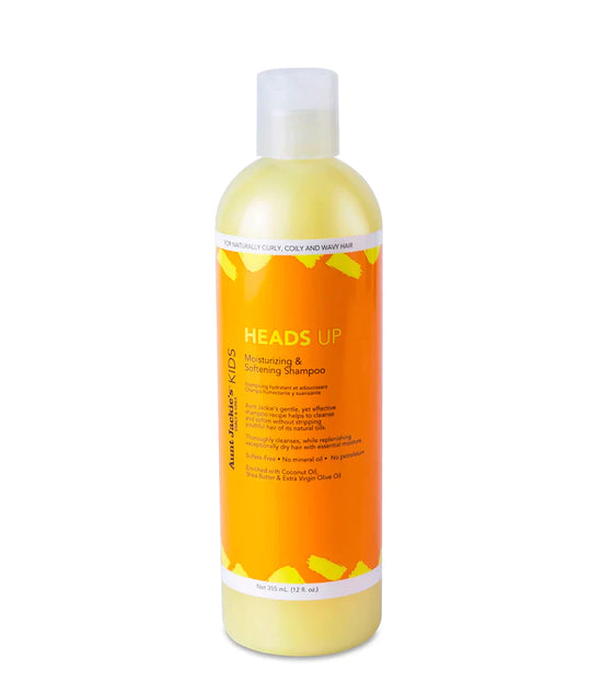 Aunt Jackie's Heads Up – Moisturizing & Softening Shampoo 12 FL OZ