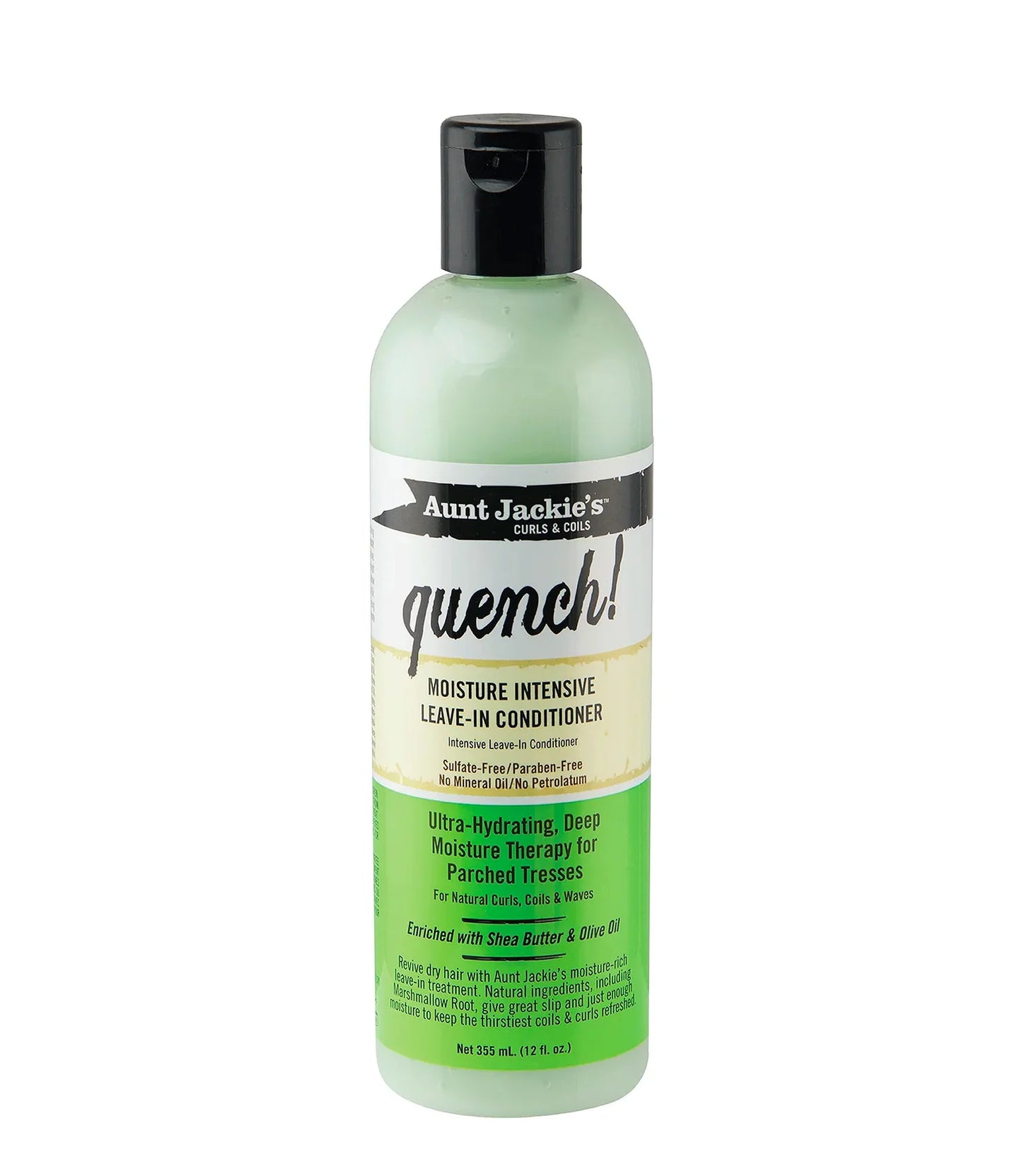 Aunt Jackie's Quench Moisture Intensive Leave-In Conditioner 12 FL OZ