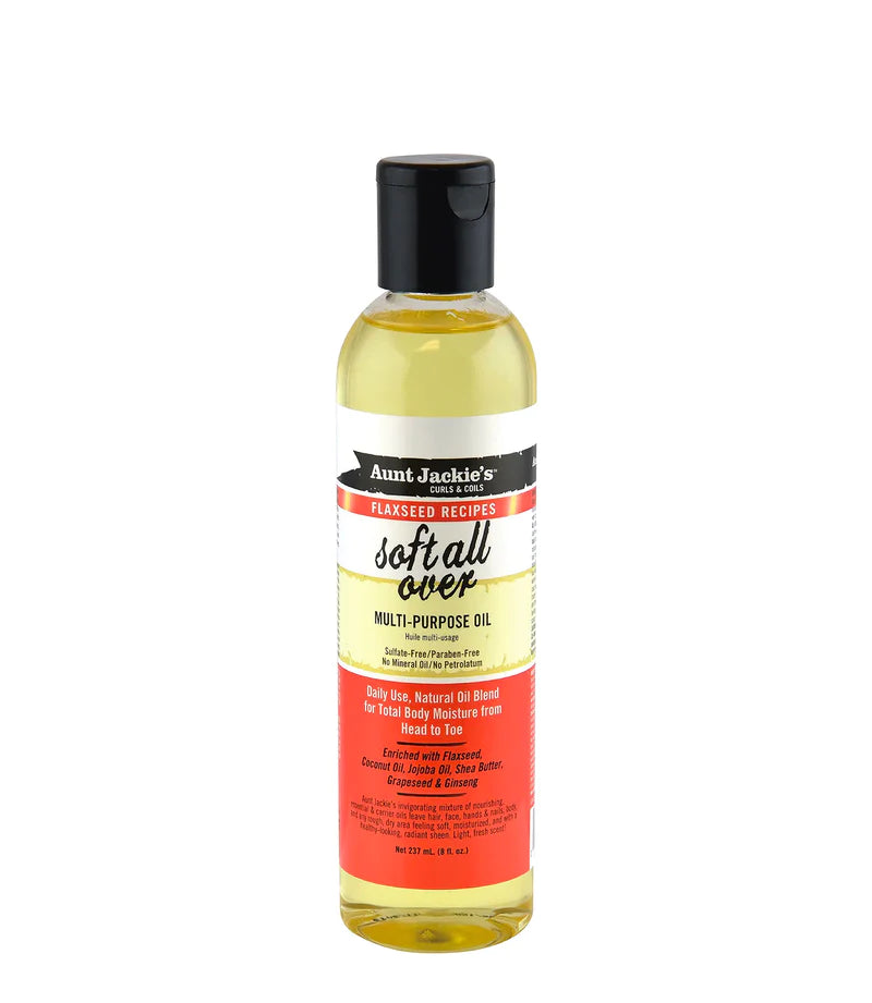 Aunt Jackie's Soft All Over Multi-purpose Oil 8 FL OZ